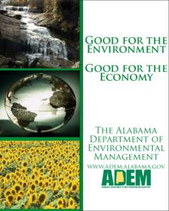 Good for the Environment Good for the Economy  The Alabama