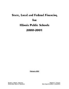 State, Local, and Federal Funding for Illinois Public Schools[removed]