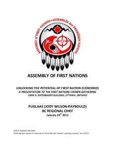Political geography / Assembly of First Nations / First Nations / Canada / Governance / Americas / Aboriginal peoples in Canada / History of North America