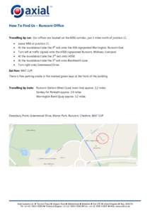 Cheshire / Warrington / Runcorn / Roundabout / Penketh / M56 motorway / New towns in England / Local government in England / Geography of England