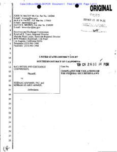 Complaint: Shidaal Express, Inc. and Mohamud Abdi Ahmed