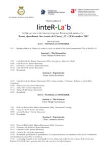 Scuola Normale Superiore di Pisa / Accademia dei Lincei / Accademia / Carlo Ginzburg / Paolo Matthiae / Humanities / Science / Italy / Italian Jews / Balzan Prize