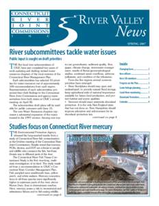 R iver Valley  News spring[removed]River subcommittees tackle water issues