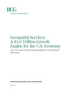 Geospatial Services: A $1.6 Trillion Growth Engine for the U.S. Economy