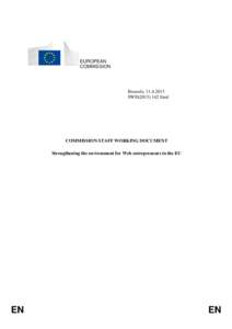 EUROPEAN COMMISSION Brussels, [removed]SWD[removed]final