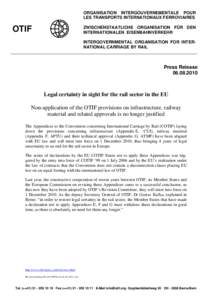 Microsoft Word - PR_Gleichschaltung EU und OTIF Recht_06_08_2010_e.doc