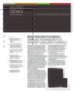 first peoples’  news spring / summer[removed]in this issue