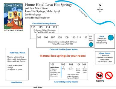 Home Hotel Lava Hot Springs  N 306 East Main Street Lava Hot Springs, Idaho 83246