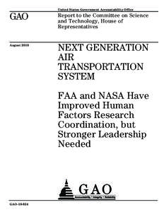 United States Government Accountability Office  GAO Report to the Committee on Science and Technology, House of