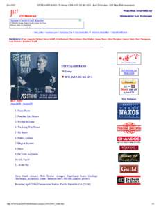 STEVE GADD BAND - 70 Strong - BFM JAZZ : Jazz CD ReviewsMusicWeb International MusicWeb International