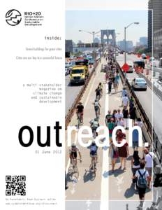 inside: Green buildings for great cities Cities are our key to a successful future a multi-stakeholder magazine on