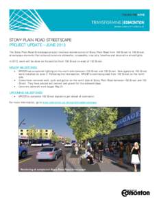 Microsoft Word - SPR Streetscape Construction Update - June 2013.doc