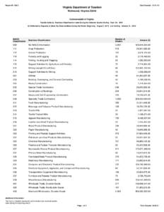 Business / Tax / Standard Industrial Classification / North American Industry Classification System / Value added tax / Sales tax