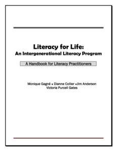 Intergenerational Literacy Program :