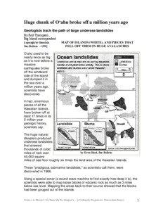 Seamount / Landslide / Submarine landslide / Natural disaster / Earth / Political geography / Physical oceanography / Oceanography / Hawaiian Islands