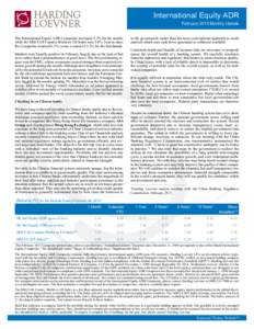 International Equity ADR July 2014 Report