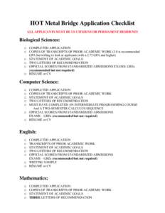 Microsoft Word - HOT Metal Bridge Application Checklist 14-15
