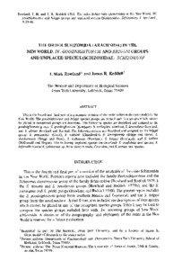 Rowland, J . M . and J . R . Reddell[removed]The order Schizomida (Arachnida) in the New World . IV . goodnightorum and briggsi groups and unplaced species (Schizomidae, Schizomus) . J . Arachnol . , 9 :19-46 .