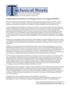 Technical Briefs Fall 2001
