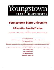 YSU Information Security Policy