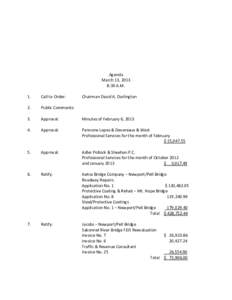 Claiborne Pell Newport Bridge / Aetna / Rhode Island Department of Transportation / Newport /  Rhode Island / Sakonnet River Bridge / Rhode Island / Mount Hope Bridge / Invoice