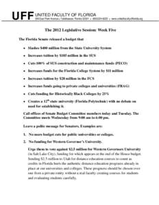 Microsoft Word - The 2012 Legislative Session Week Five 13 February