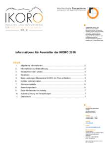 n Angewandte Natur- und Geisteswissenschaften Betriebswirtschaft Holztechnik und Bau Ingenieurwissenschaften Informatik Innenarchitektur