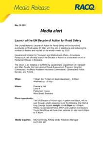 CARRS-Q / Department of Transport and Main Roads / Leighton Holdings / Australia / Royal Automobile Club of Queensland / Members of the Queensland Legislative Assembly / Annastacia Palaszczuk