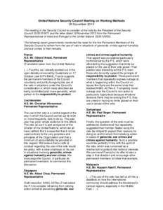 Ethics / United Nations Security Council / Crimes against humanity / Responsibility to protect / Genocide / Veto / United Nations / United Nations Security Council veto power / Sudan Peace Act / International relations / International criminal law / Criminal law