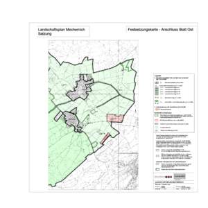 Festsetzungskarte - Anschluss Blatt Ost  Landschaftsplan Mechernich Satzung  M MMMM MMM