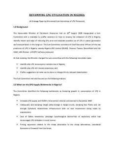 Natural gas / Energy / Nigerian National Petroleum Corporation / Chevron Corporation / Nigeria LNG / Liquefied natural gas / Demurrage / Petroleum / Fuel gas / Transport / Petroleum production