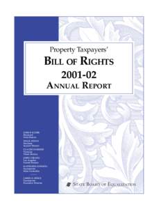 Property Taxpayers’  BILL OF RIGHTS[removed]ANNUAL REPORT