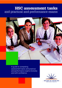 HSC assessment tasks  and practical and performance exams A guide to completing assessment tasks and practical