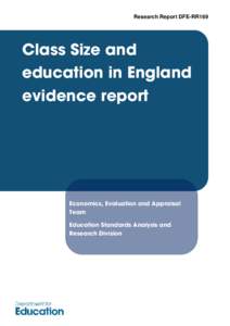 Class Size and Education in England