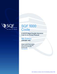 Microsoft Word - SQF 1000 Code - 5th Edition Jan 2010.doc