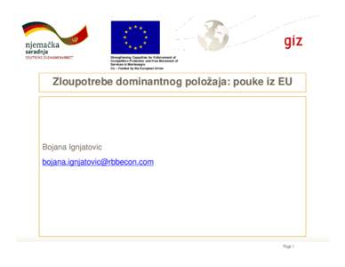 Microsoft PowerPoint - Zloupotrebe_dominantno_gpoložaja_pouke_iz_EU [Compatibility Mode]