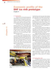 INTERNATIONAL ICE HOCKEY FEDERATION  Economic profile of the IIHF ice rink prototype Chapter 4
