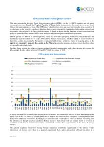 STRI Sector Brief: Motion picture services This note presents the Services Trade Restrictiveness Indices (STRIs) for the 34 OECD countries and six major emerging economies (Brazil, the People’s Republic of China, India