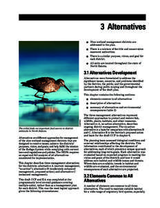 Chapter 3, Alternatives, Draft Comprehensive Conservation Plan, 9 North Dakota Wetland Management Districts
