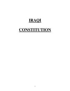 Microsoft Word - Iraqi Constitution Final - 30 JAN 06.doc