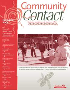 December 2005 Manitoba Aboriginal and Northern Affairs  For and