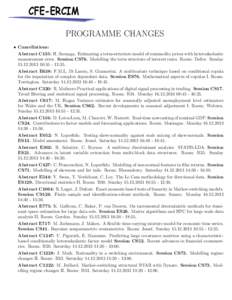 Time series / Autoregressive conditional heteroskedasticity / Regression analysis / Scientific modelling / Economic model / Bayesian econometrics / Mixture model / Dynamic stochastic general equilibrium / Statistics / Econometrics / Economics