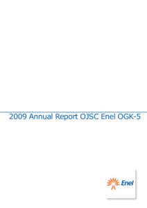 Annual Report OJSC Enel OGK-5 2