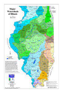 Major Watersheds of Illinois