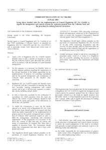 European Union / Regulation / Political philosophy / Public administration / Law / Council Implementing Regulation (EU) No 282/2011 / Economy of the European Union / European Union directives / Structural Funds and Cohesion Fund