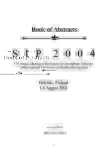 Book of Abstracts  S I P
