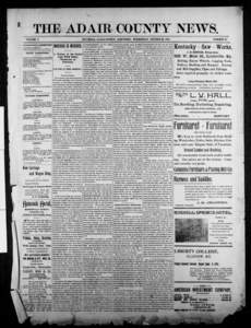 The Adair County news.. (Columbia, Kentucky[removed]p ].