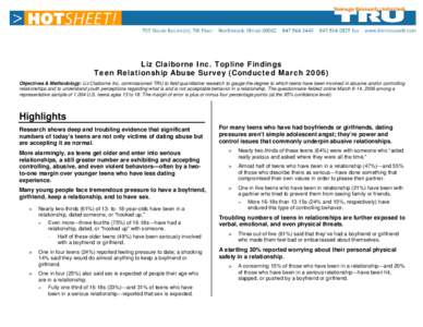 Microsoft Word - Liz Claiborne Mar 06 Relationship Abuse Hotsheet.doc