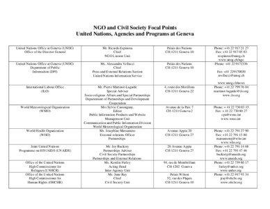 Microsoft Word - List of Focal Points E.doc