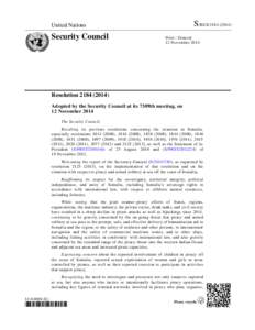 S/RES[removed]United Nations Security Council